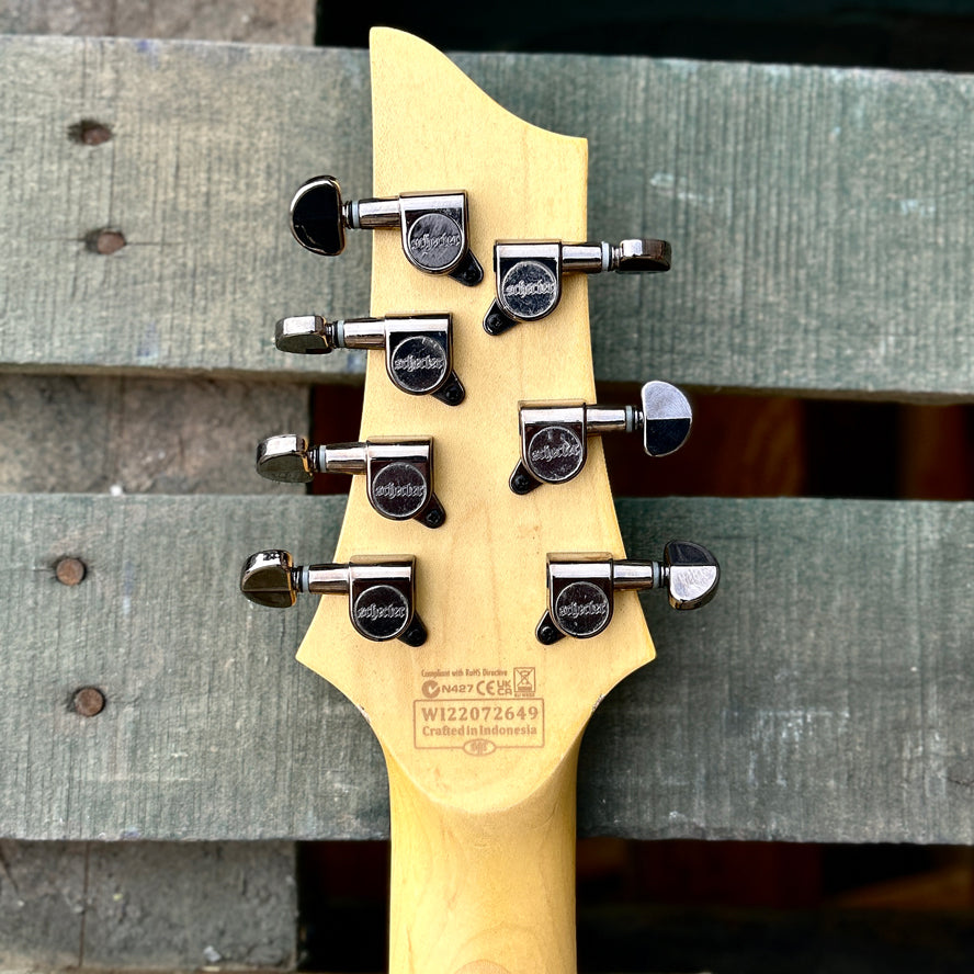 2025 Schecter Demon-7 7-String Aged Black Satin