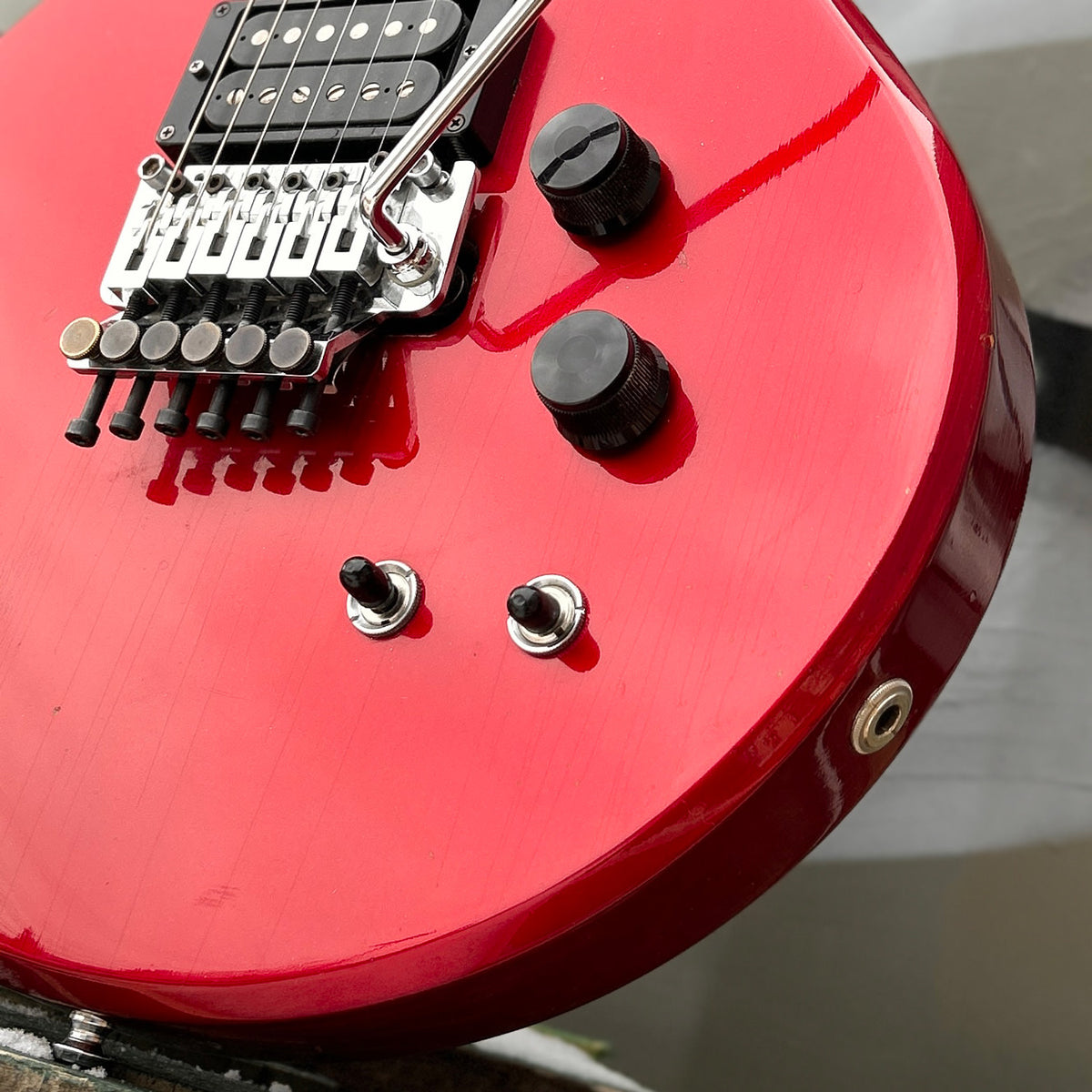 1986 Hamer Steve Stevens SS1 Metallic Red w/Case