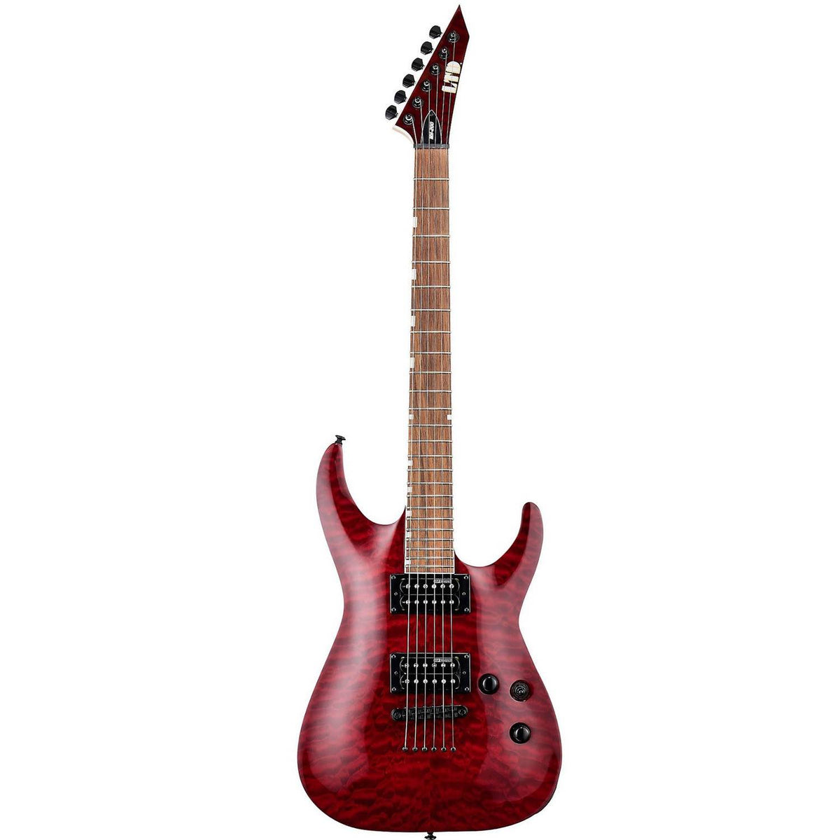 ESP LTD MH-200QM NT Electric Guitar See Thru Black Cherry