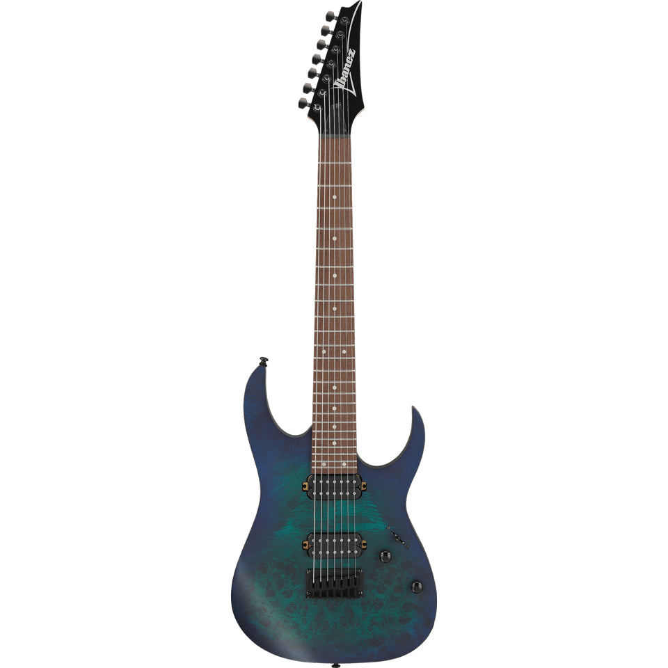 Ibanez RG7421PBSBF 7-String Electric Guitar Sapphire Blue Flat