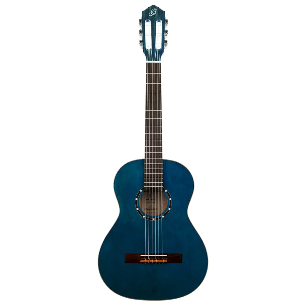 Ortega Family Series R121SNOC Full Size Classical Guitar Ocean Blue w/Bag