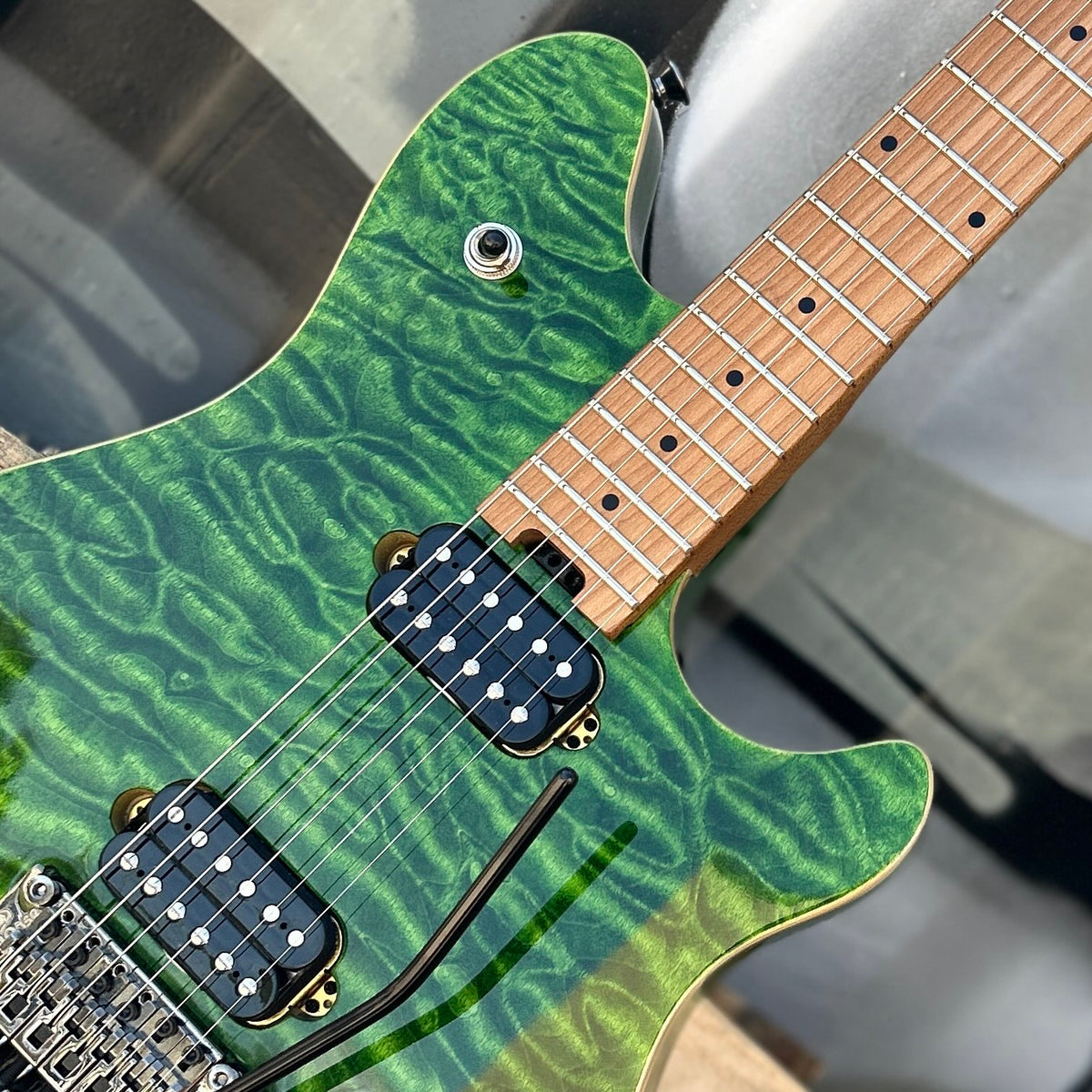 2022 Wolfgang WG Standard QM, Baked Maple Fingerboard, Trans Green W/Bag