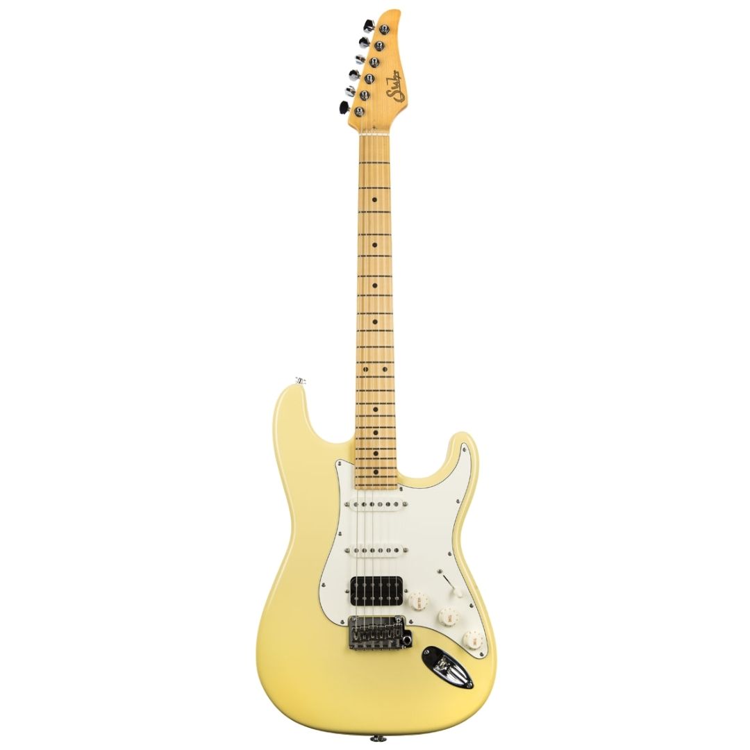 Suhr Classic S Vintage Yellow HSS Maple Fingerboard w/Soft Case
