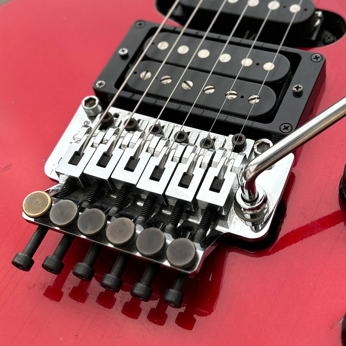1986 Hamer Steve Stevens SS1 Metallic Red w/Case
