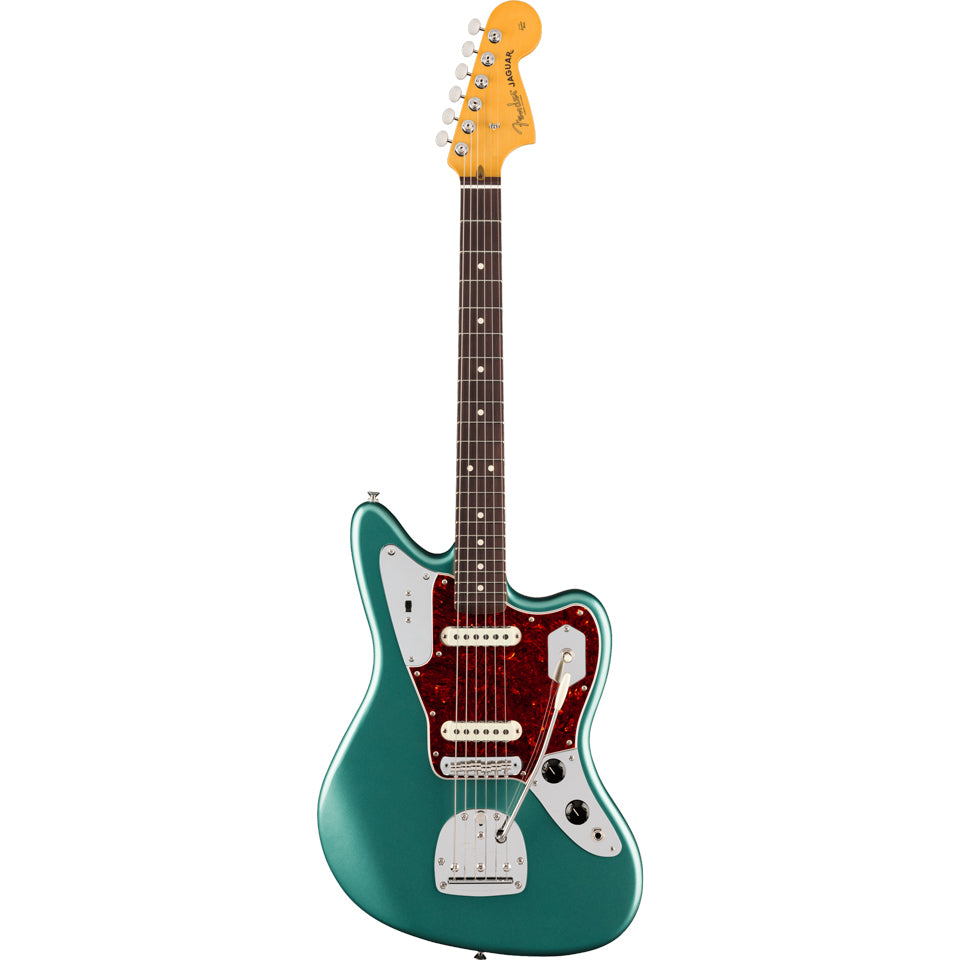 Fender American Professional Classic Jaguar Rosewood Fingerboard Faded Sherwood Green Metallic