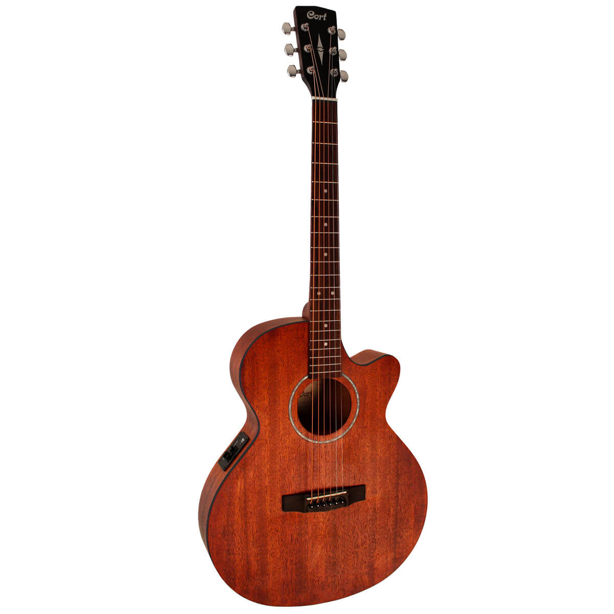 Cort SFX-MEM-OP Slim Body Acoustic/Elecric Mahogany Open Pore