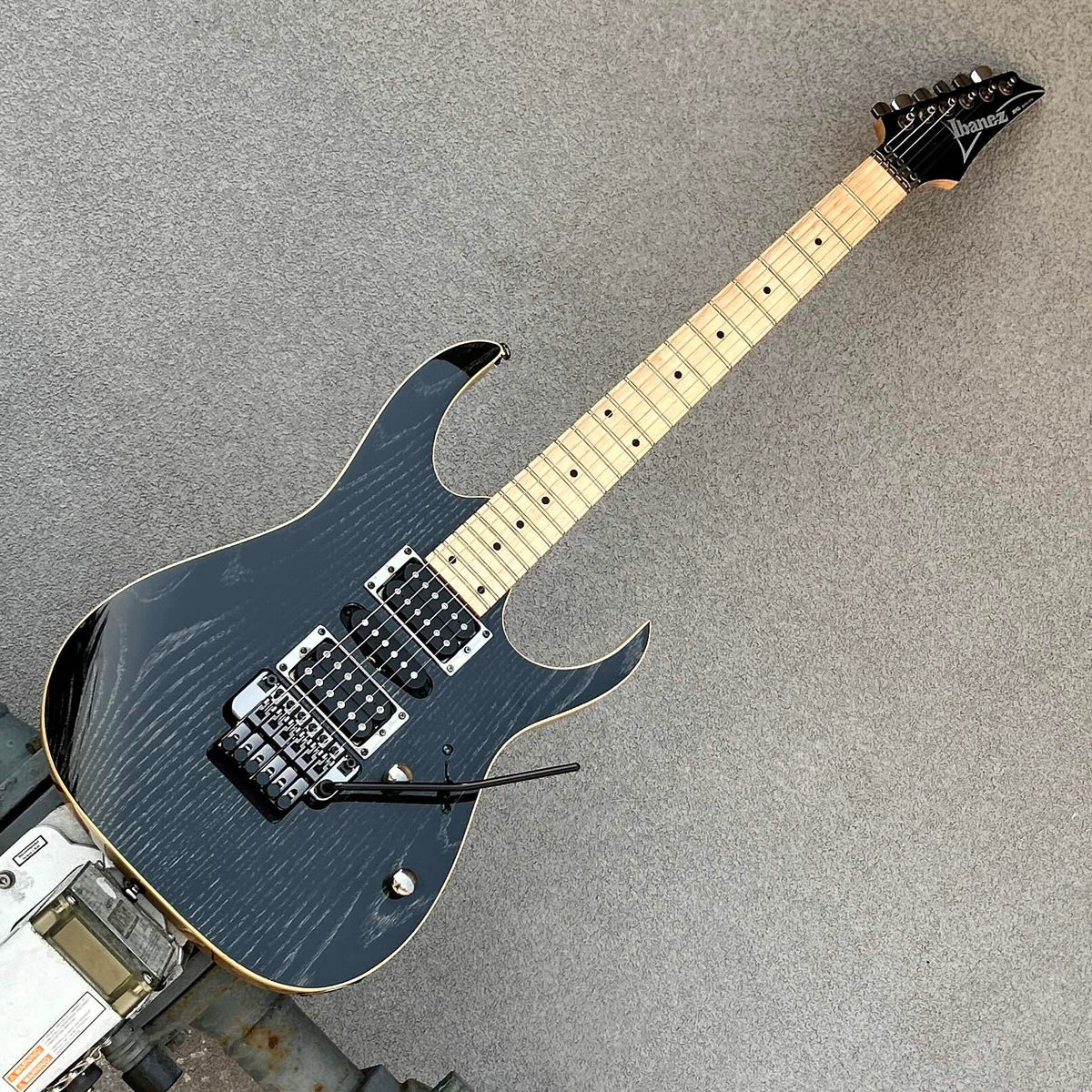 2019 Ibanez RG370AHMZ - Silver Wave Black