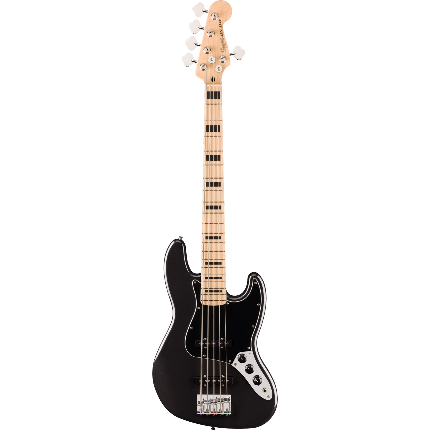 Squier Affinity Series Active Jazz Bass V Black Metallic