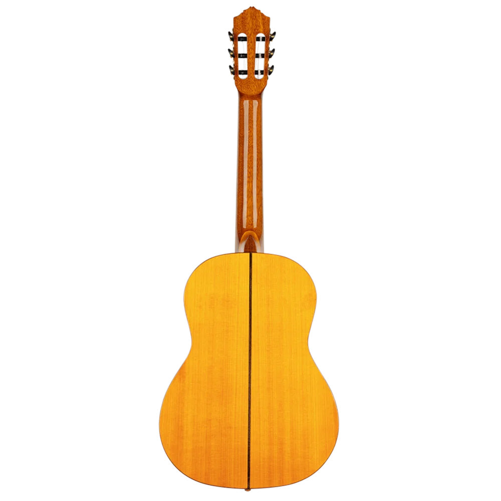 Ortega Family Series Pro Full Size Classical Guitar R170F Solid Spruce/Cypress Gloss Stain Yellow w/Bag