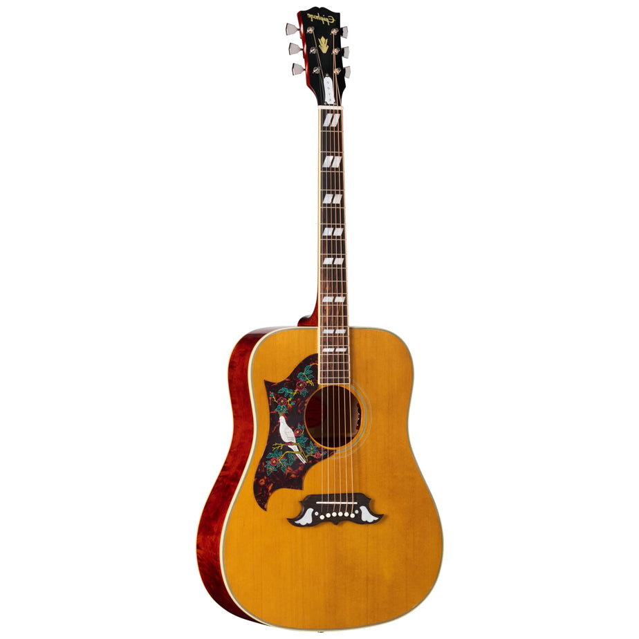 Epiphone Inspired by Gibson Custom 1963 Dove Reissue Antique Natural Left Handed w/Case