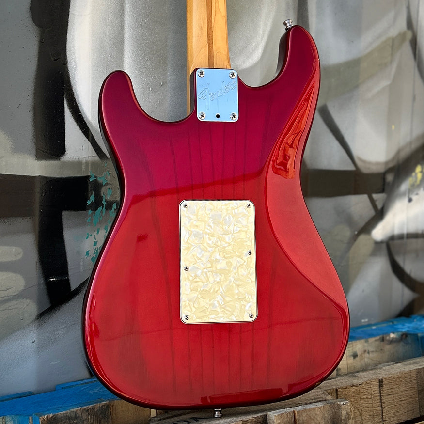 1997 Fender Deluxe Strat Plus Maple Neck Crimson Red w/Case
