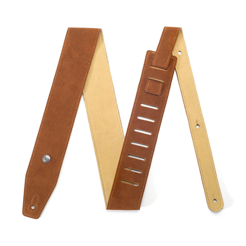 Jim Dunlop BMF Suede Guitar Strap - Oak BMF-S03