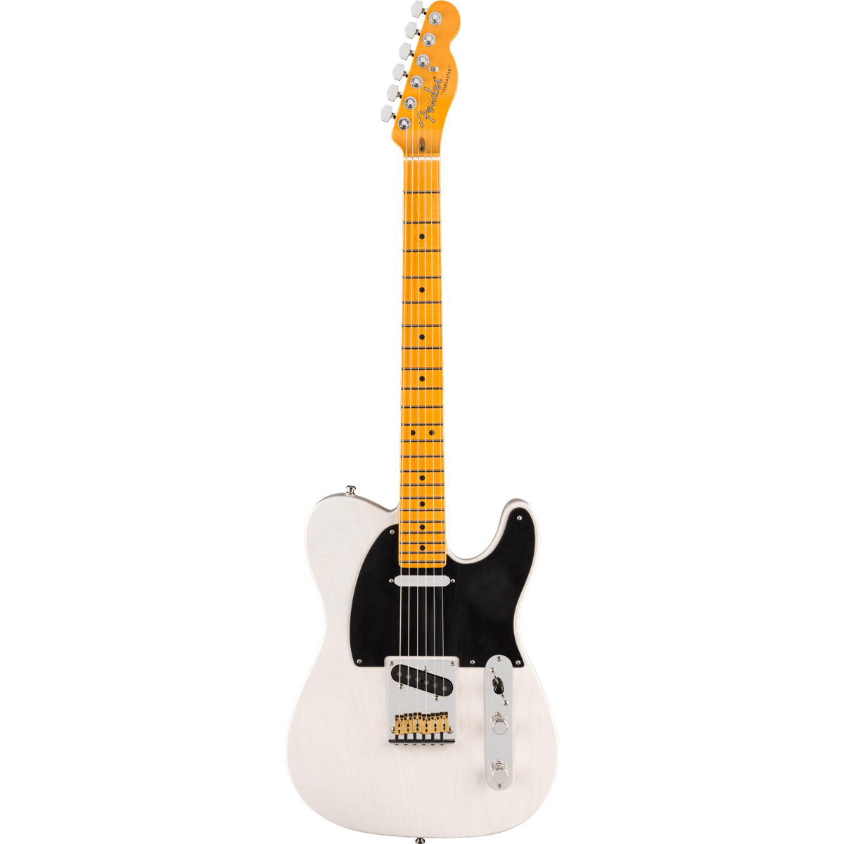 Fender American Ultra Luxe Vintage '50s Telecaster Maple Fingerboard White Blonde w/Case