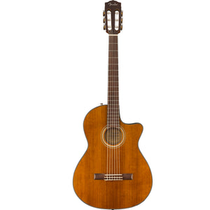 Fender CN-140SCE Nylon Thinline Natural w/Case