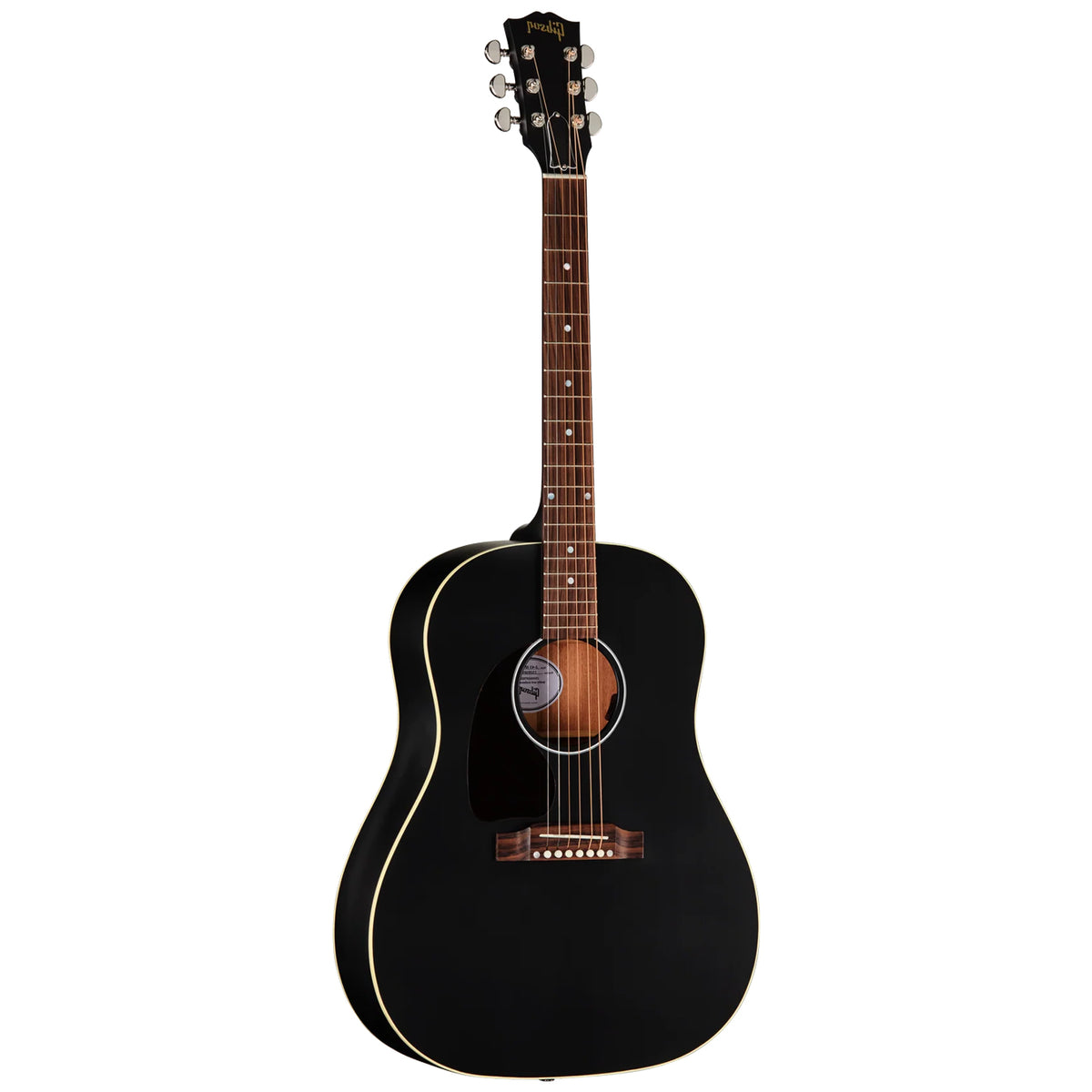Gibson J-45 Special Satin Ebony Left Handed w/Soft Case
