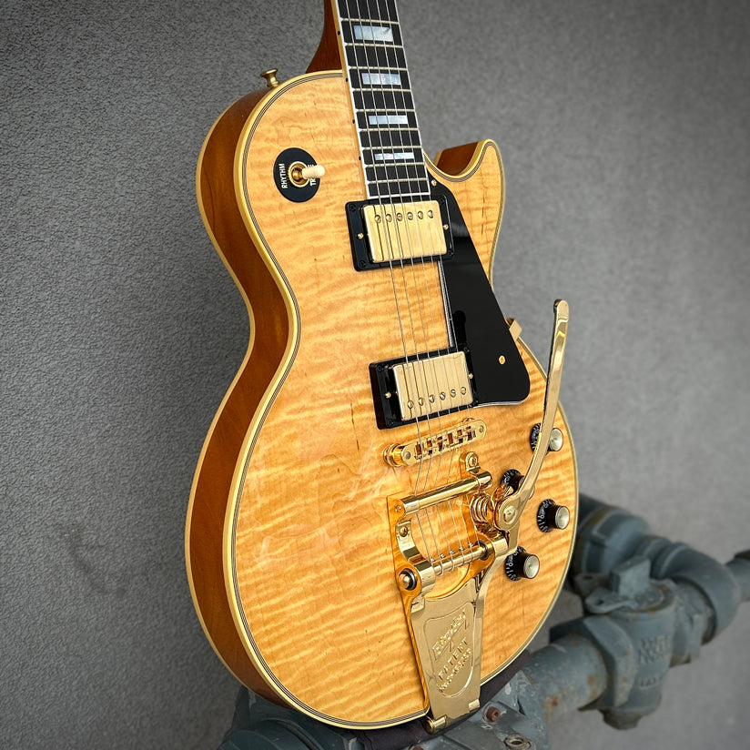 Gibson Custom Shop Les Paul Custom Figured Antique Natural w/Bigsby