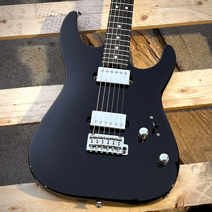 2023 Charvel Super-Stock DKA22 2PT EB Ebony Fingerboard Gloss Black w/Bag