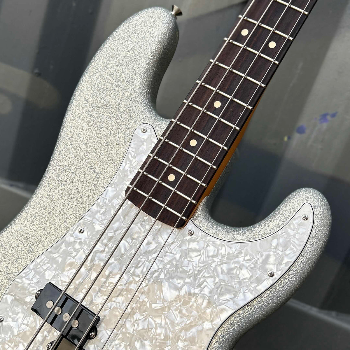 USED Fender 75th Anniversary Player II Precision Bass Diamond Dust Sparkle