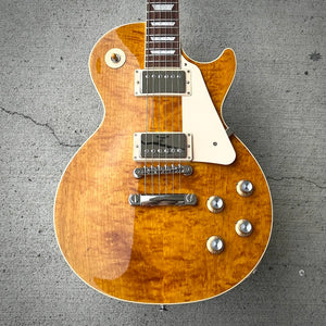 2025 Gibson Les Paul Standard 60s Figured Top - Honey Amber W/Case