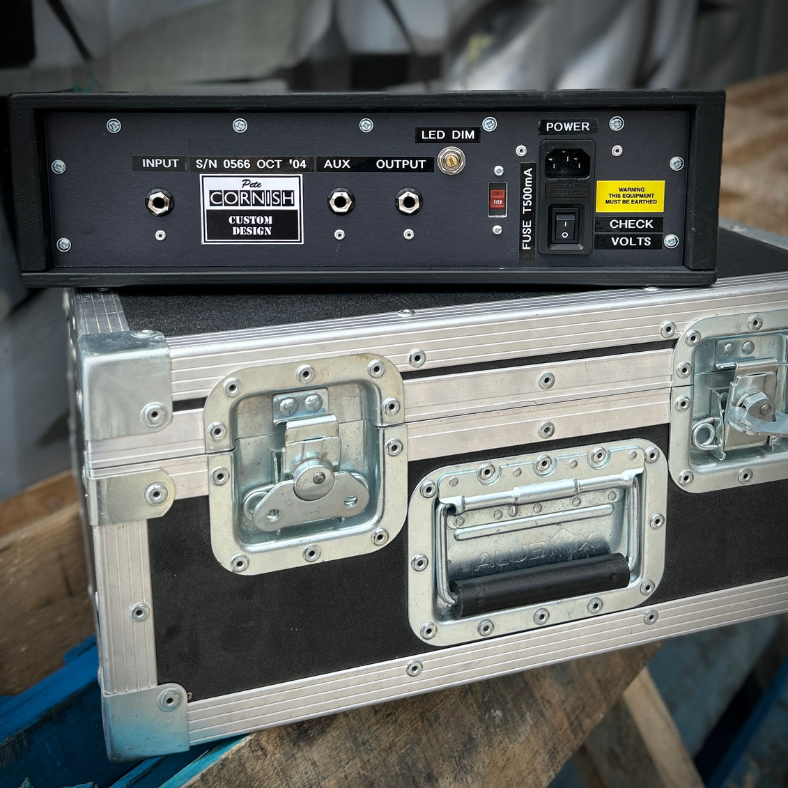 2004 Pete Cornish Custom Design SS-2 / G-2 / P-2 Multi-Effects Unit w/ Anvil Road Case