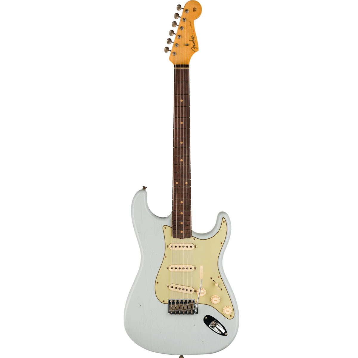 Fender Custom Shop 1959 Stratocaster Journeyman Relic 3A Rosewood Fingerboard Super Faded Aged Sonic Blue