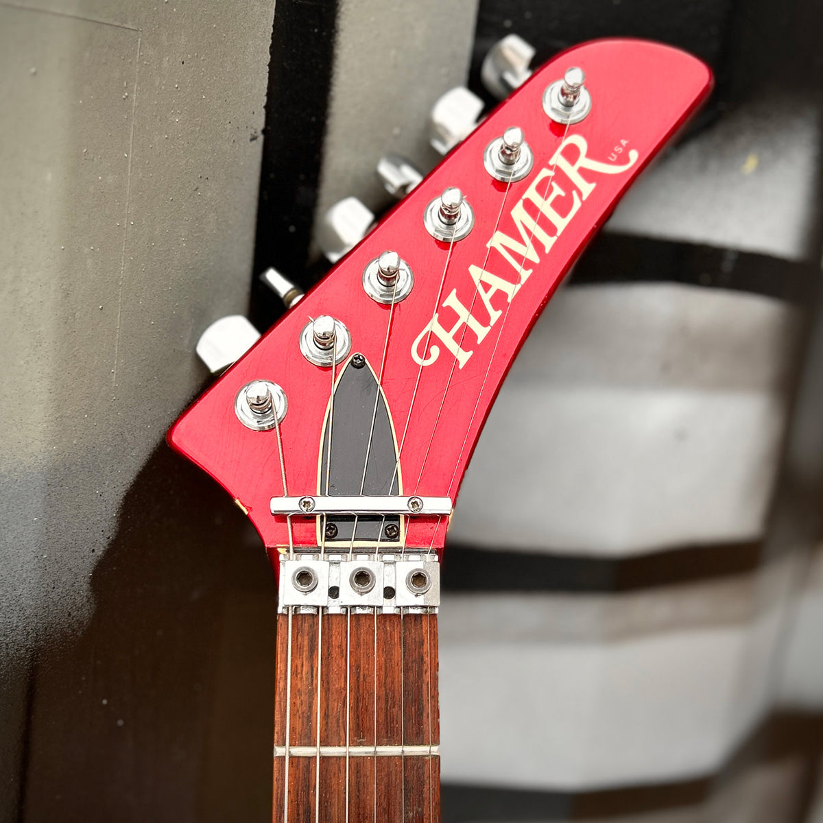 1986 Hamer Steve Stevens SS1 Metallic Red w/Case