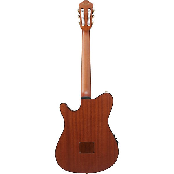 Ibanez FRH10NIBF, Thinline Nylon Acoustic Electric Guitar - Indigo Blue Metallic Flat
