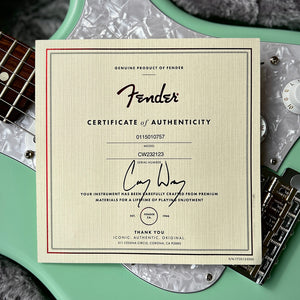 2023 Fender Limited Edition Cory Wong Stratocaster Rosewood Fingerboard Surf Green