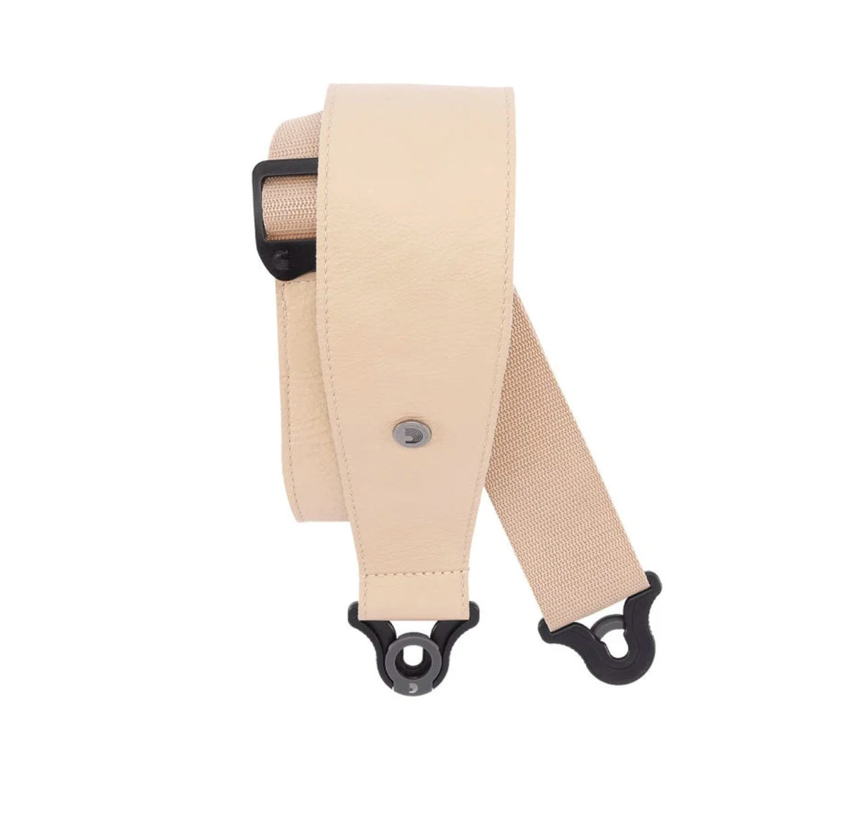 D'Addario 30BAL01 Comfort Leather Auto Lock Guitar Strap, TAN