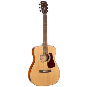 Cort L100C-NS Concert Acoustic Solid Spruce Top Natural Satin