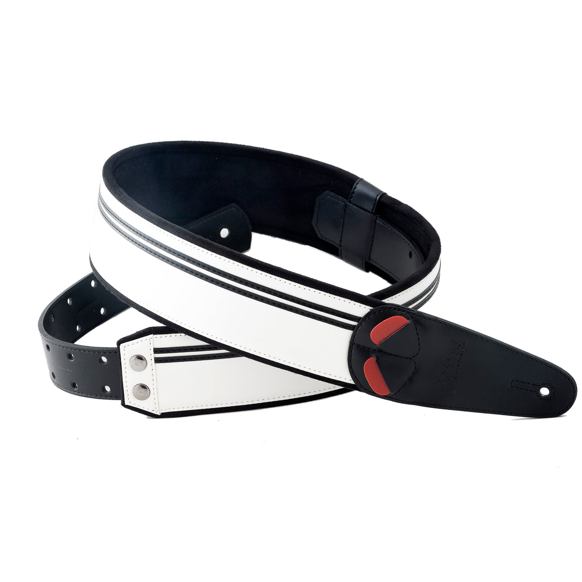 RightOn! Race-60 Black and White Strap