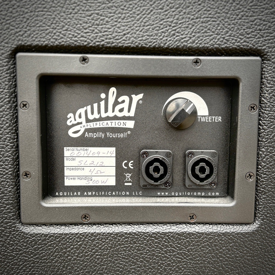 Used Aguilar SL 212 4-Ohm Super Lightweight 2x12" 500W Bass Cabinet — Black