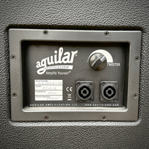 Used Aguilar SL 212 4-Ohm Super Lightweight 2x12" 500W Bass Cabinet — Black