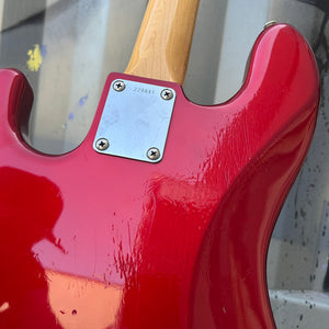 76-82 Tokai (Japan) Jazz Sound Bass Candy Apple Red w/Bag