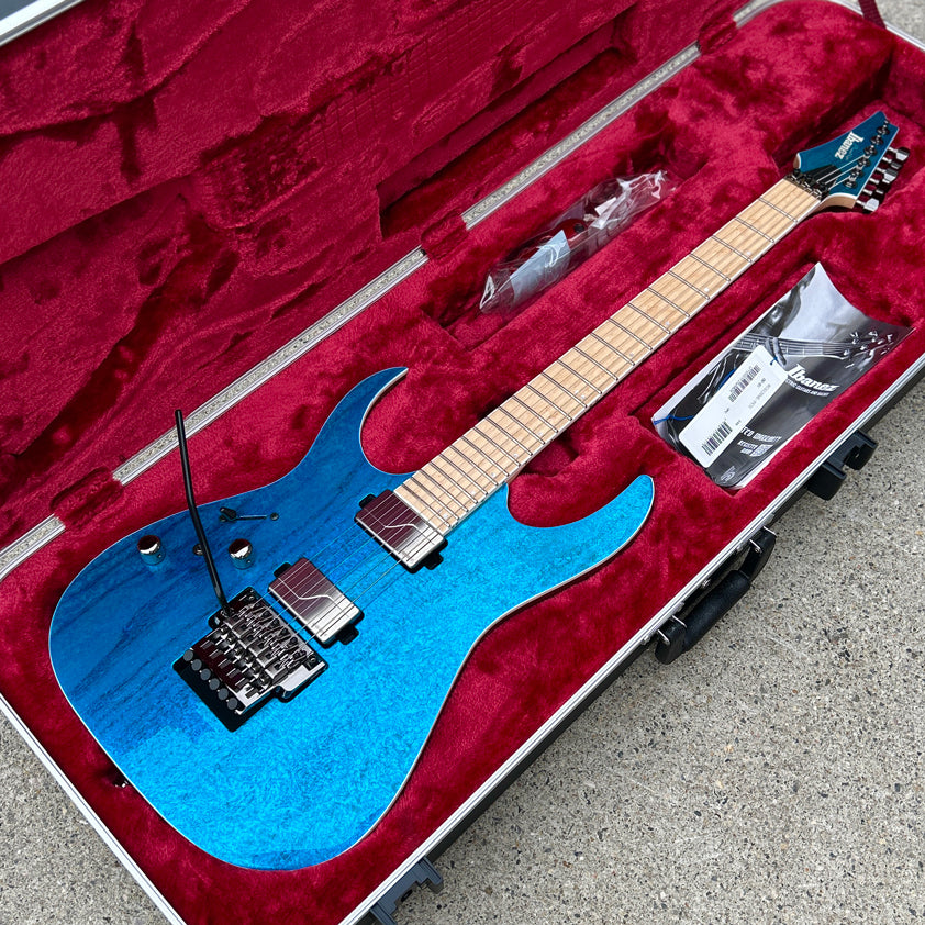 2025 Ibanez RG5120ML Prestige Frozen Ocean Left-Handed w/Case