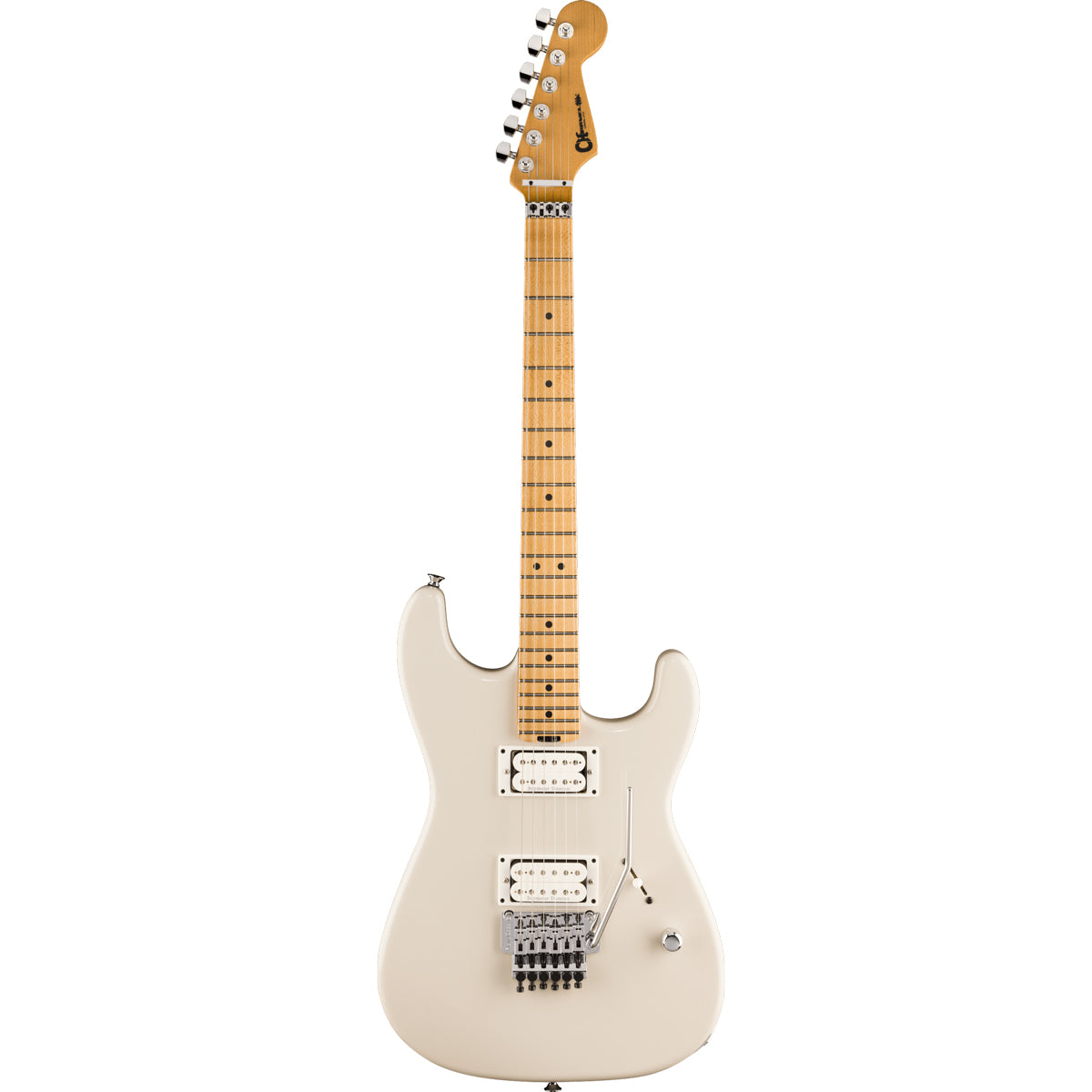 Charvel American Neo-Classic San Dimas Style 1 SD1 HH FR MPL Ivory Blitz w/Case