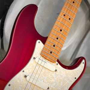 1997 Fender Deluxe Strat Plus Maple Neck Crimson Red w/Case