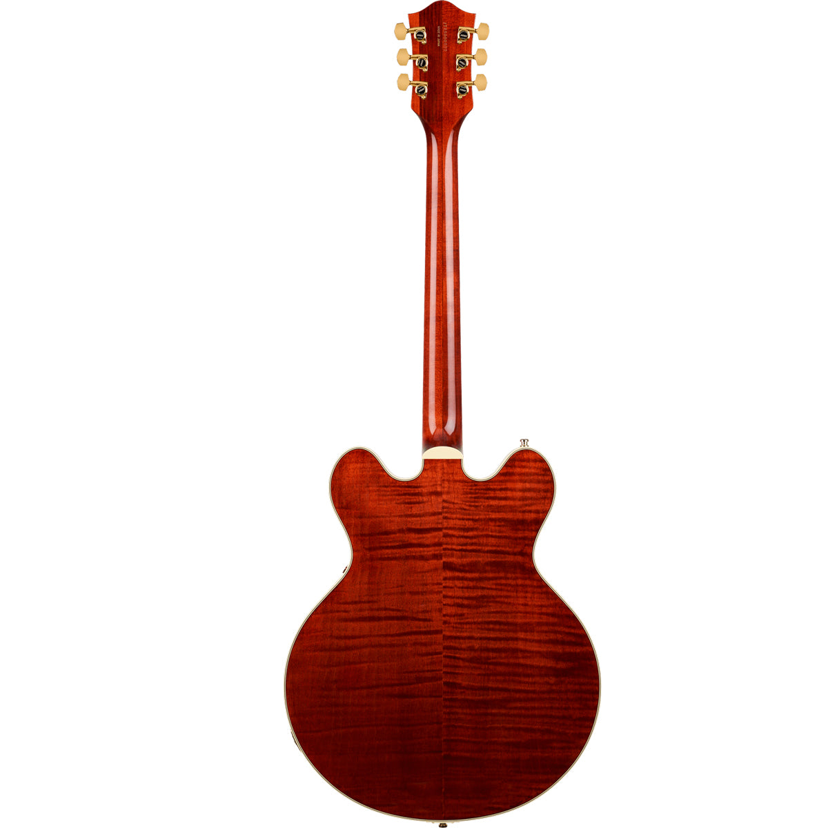 Gretsch Broadkaster LX Figured Center Block with String-Thru Bigsby and Gold Hardware Bourbon Stain w/Case