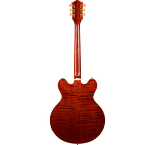 Gretsch Broadkaster LX Figured Center Block with String-Thru Bigsby and Gold Hardware Bourbon Stain w/Case