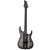 Schecter Banshee GT-FR Satin Charcoal Burst with Racing Stripes