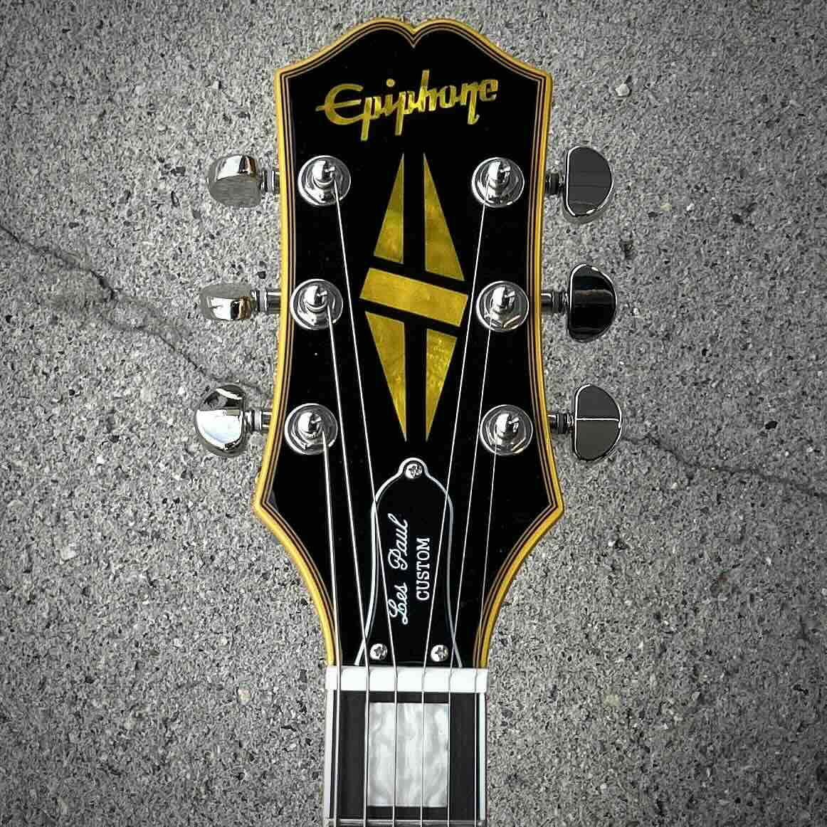 2026 Epiphone Les Paul Custom Yellow Widow w/Bag