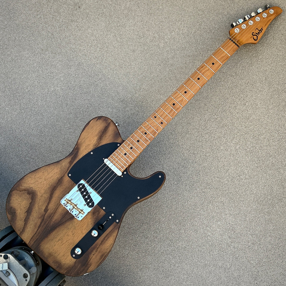 Suhr Andy Wood Modern T Signature SS Wilkinson Whiskey Barrel w/Soft Case