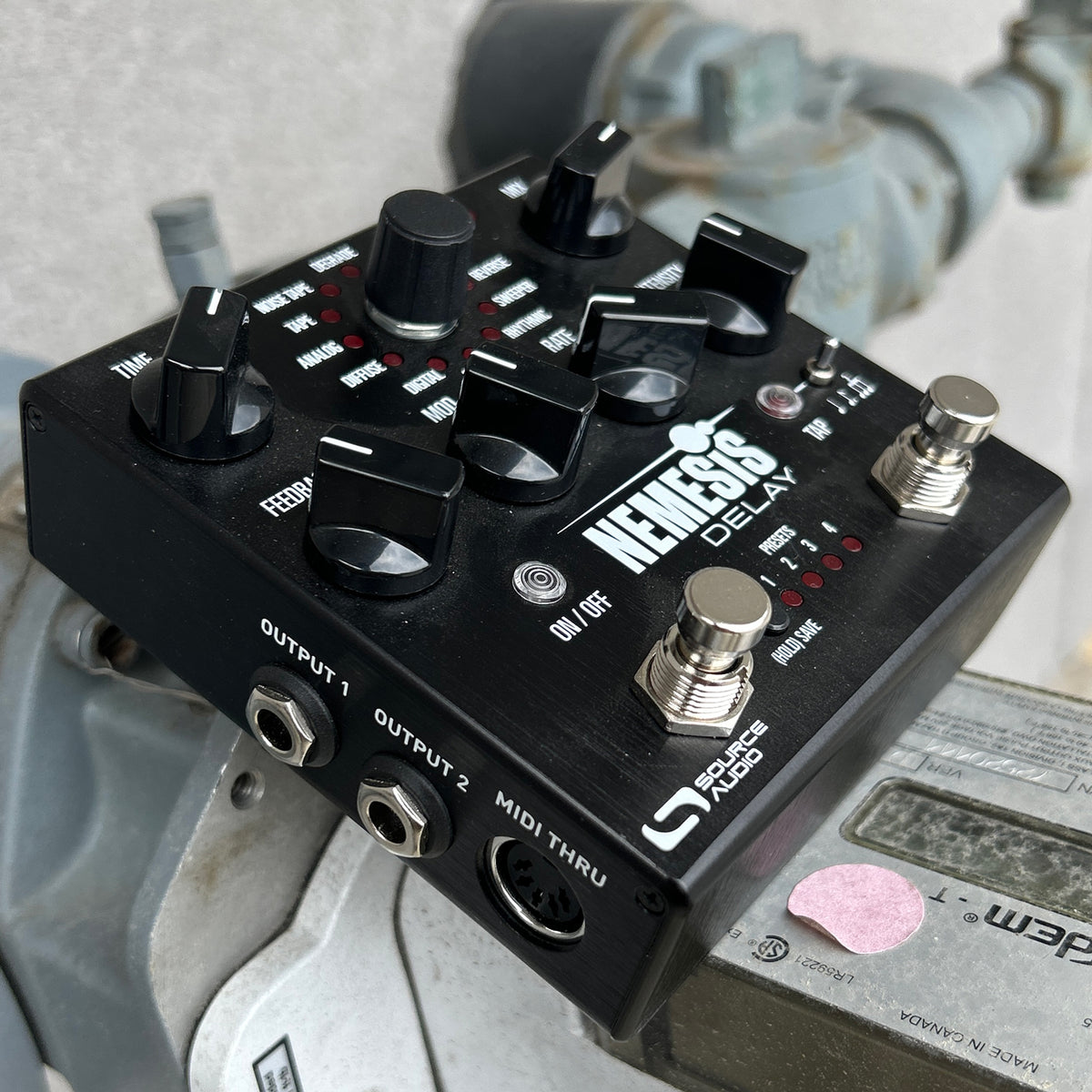 Used Source Audio Nemesis Delay Pedal with Original Box and Power Supply