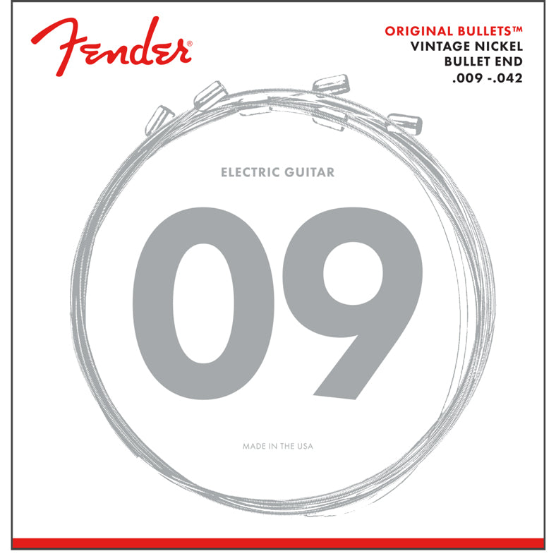 Fender 3150 Original Bullets Pure Nickel Electric Strings 9-42