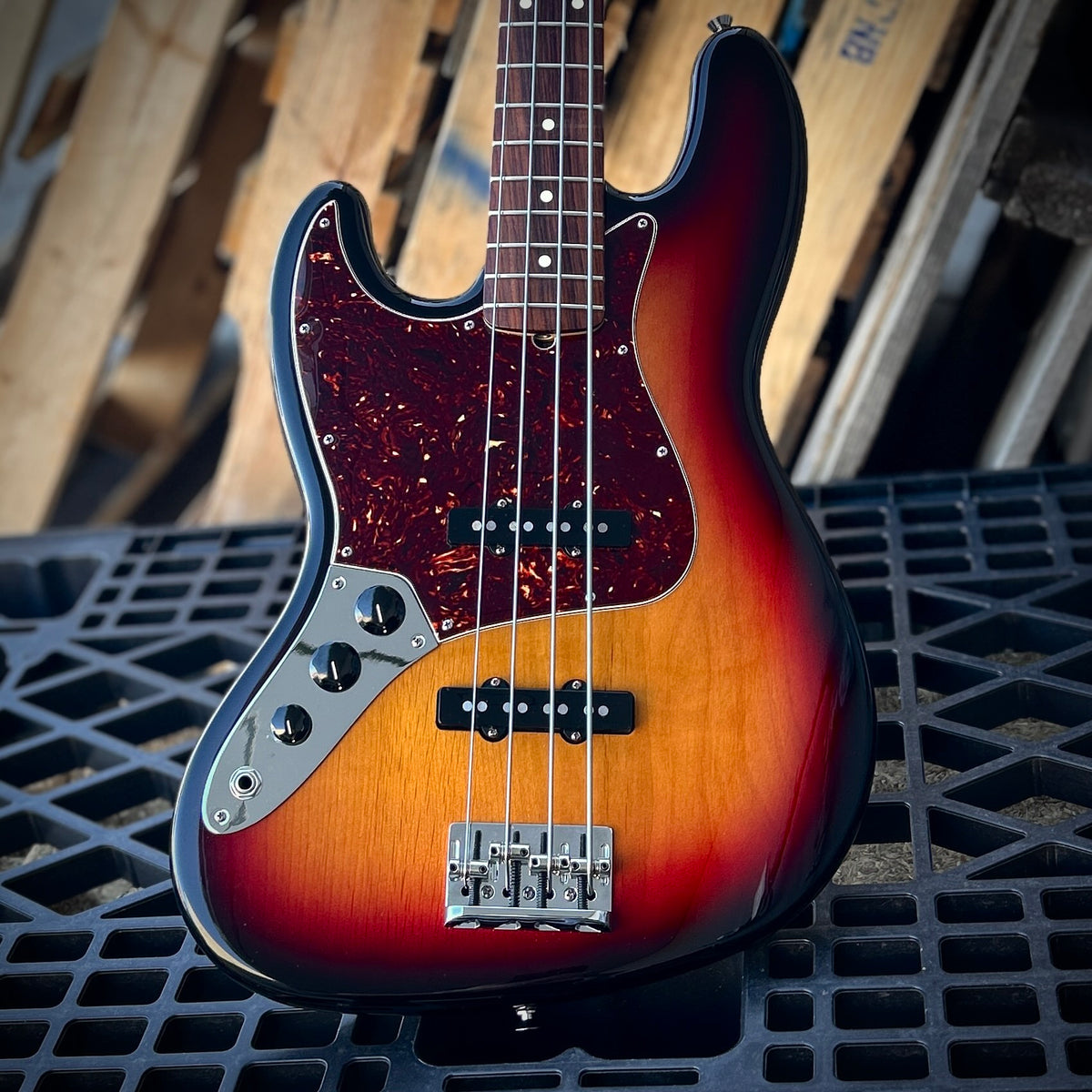2008 Fender American Standard Jazz Bass Left Handed W/Case