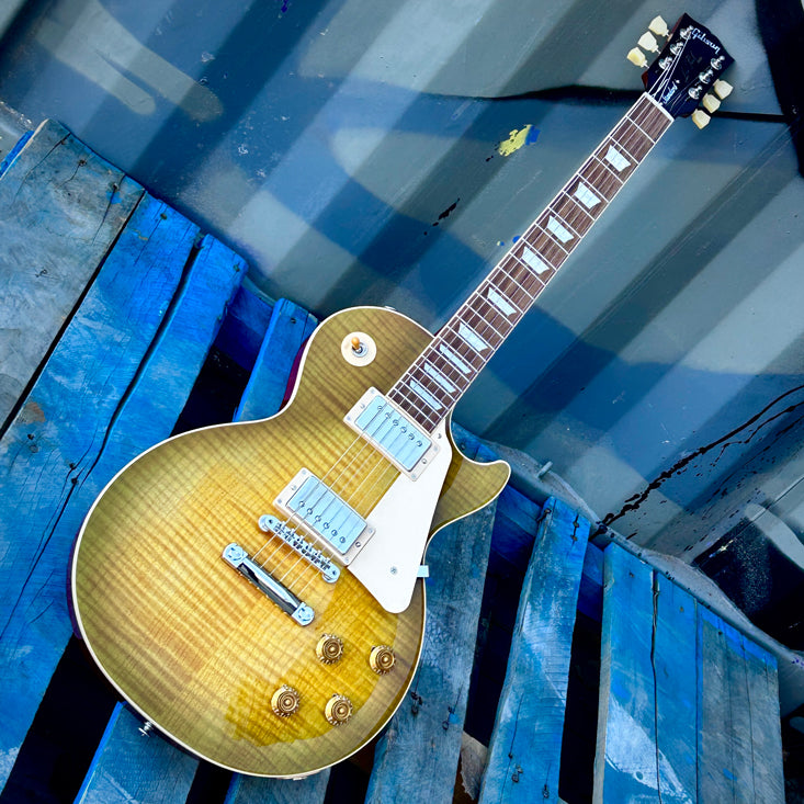 Gibson Les Paul Standard 50s AAA Top Green Lemon w/Case