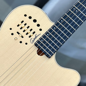 Used Godin Multiac Nylon Deluxe Natural w/Case
