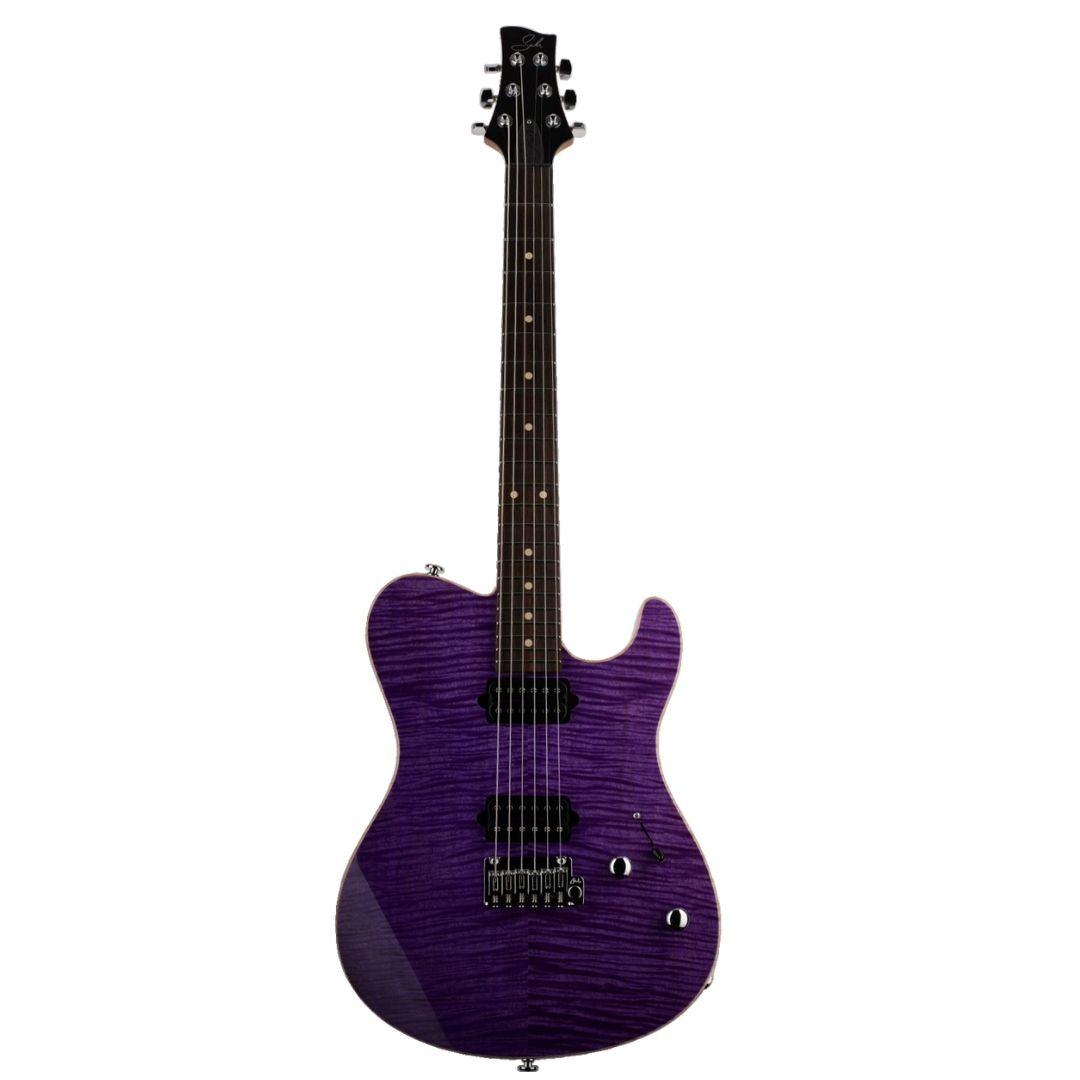 Suhr Oso Short Scale Figured Maple Rosewood Fingerboard Trans Purple w/Soft Case