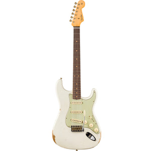Fender Custom Shop 1962 Stratocaster Relic Rosewood Fingerboard Olympic White