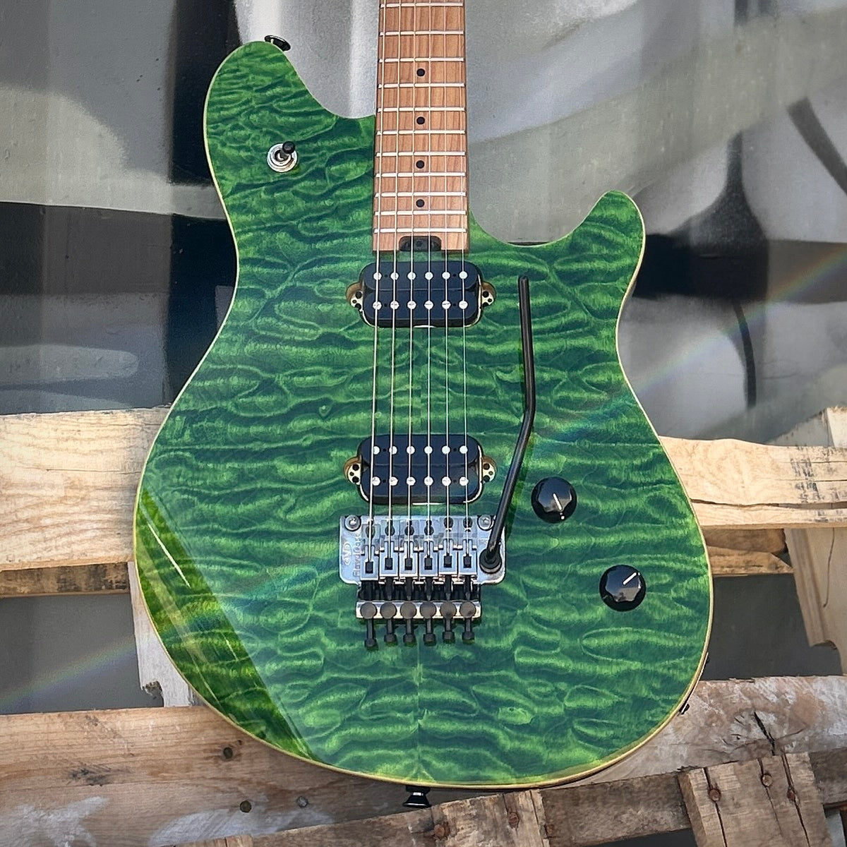 2022 Wolfgang WG Standard QM, Baked Maple Fingerboard, Trans Green W/Bag